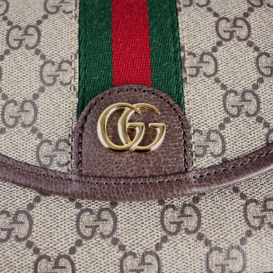 グッチ バッグ レディース GUCCI ショルダーバッグ オフィディア PVC×レザー ベージュ/ブラウン 772239 FACUJ 8745｜goguysshop｜05