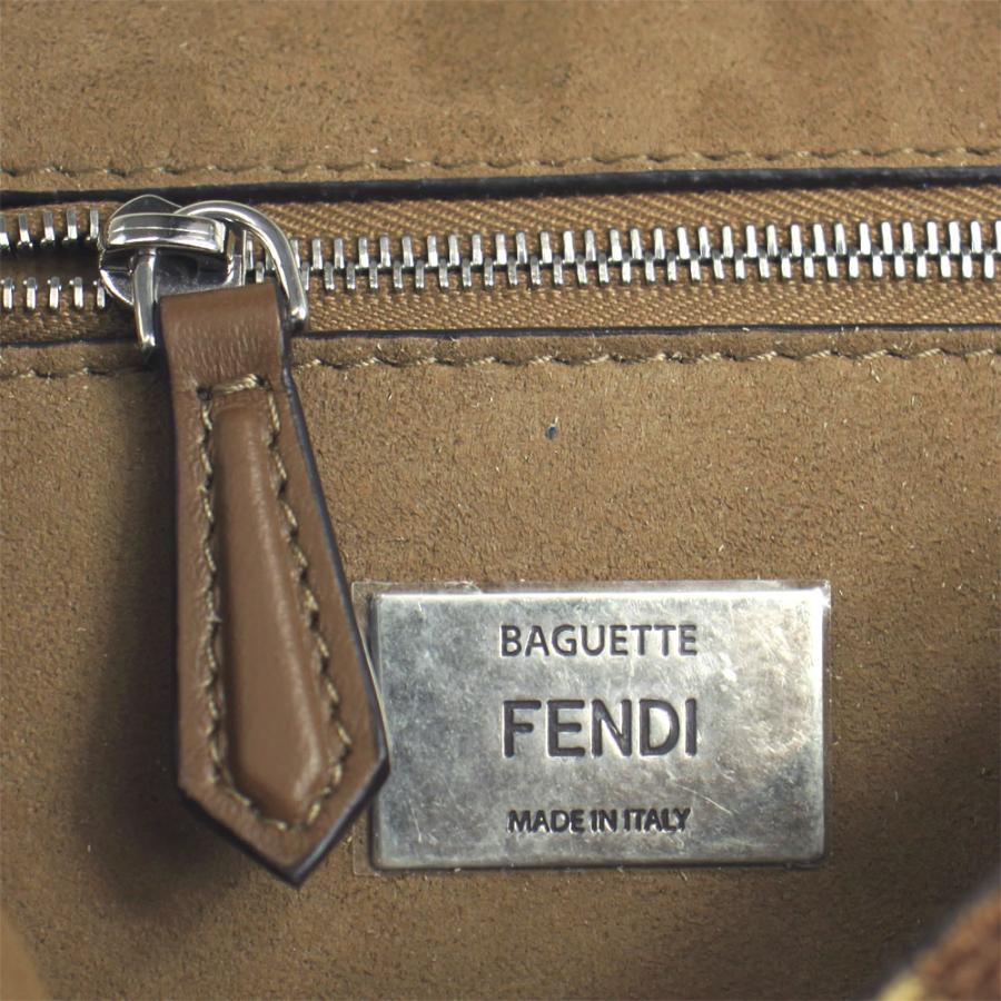 FENDI フェンディ チェーン ショルダーバッグ バゲット ミディ