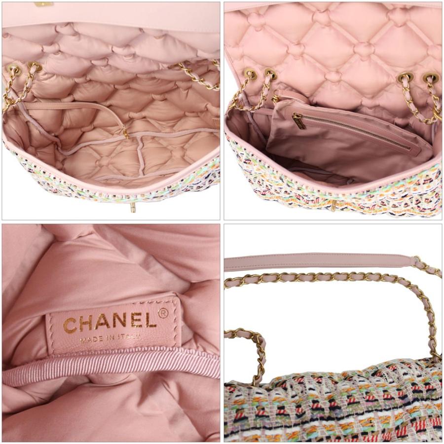 シャネル ナイロン ツイード チェーン ショルダーバッグ ポーチ付き CHANEL（シャネル） チェーンショルダーバッグ ツイード ココマーク
