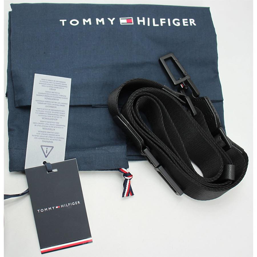 トミーヒルフィガー TOMMY HILFIGER ビジネスバッグ ブリーフケース ショルダーストラップ付 レザー ブラック AM0AM08085 BDS｜goguysshop｜08