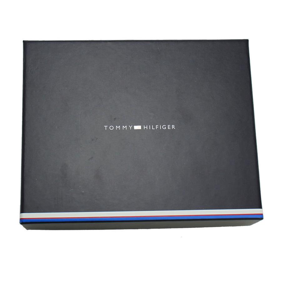 トミーヒルフィガー 財布 メンズ TOMMY HILFIGER 二つ折り札入れ レザー ブラック グローバルストライプ AM0AM08139 BDS | TOMMY HILFIGER | 04