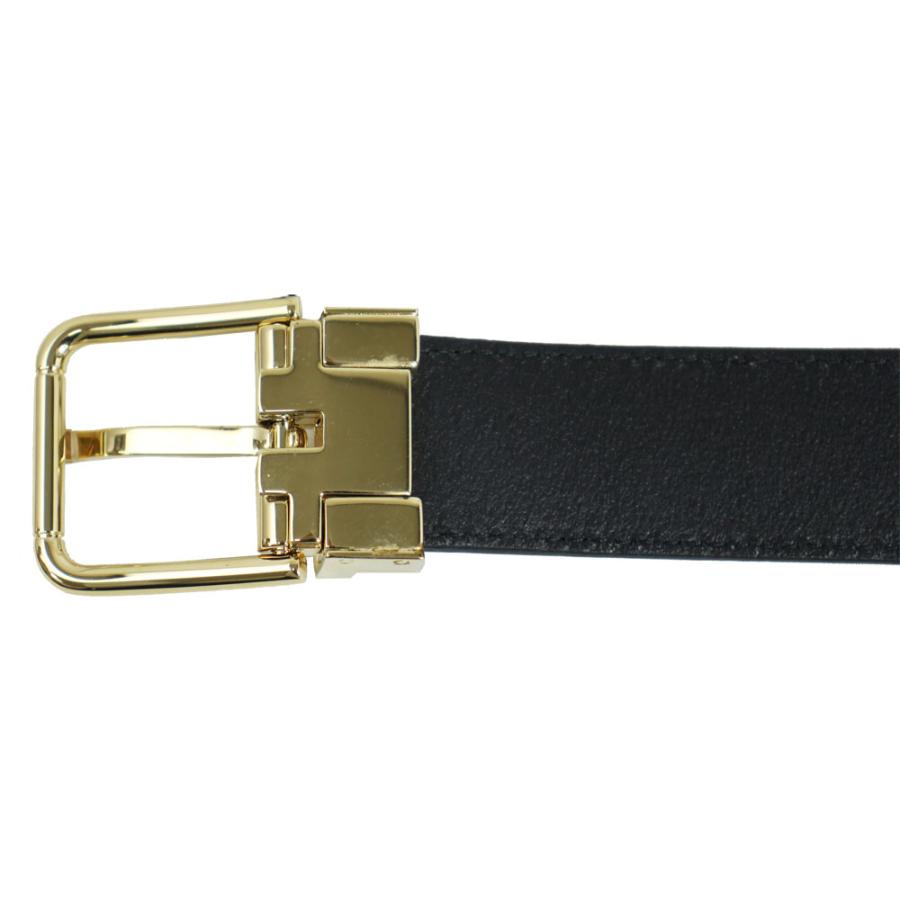 ドルチェ＆ガッバーナ ベルト メンズ DOLCE＆GABBANA ゴールドバックル ブラック レザー 105cm サイズカット可 BE1359 B5373 80999 | DOLCE&GABBANA | 02