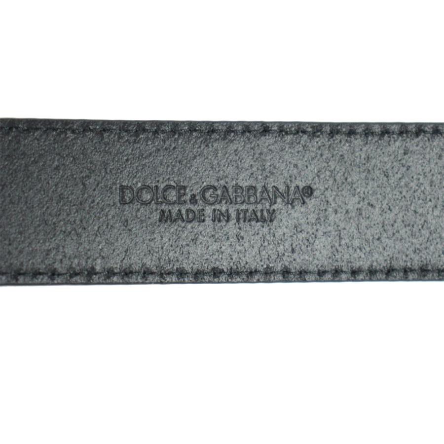 ドルチェ＆ガッバーナ ベルト メンズ DOLCE＆GABBANA ゴールドバックル ブラック レザー 105cm サイズカット可 BE1359 B5373 80999 | DOLCE&GABBANA | 03
