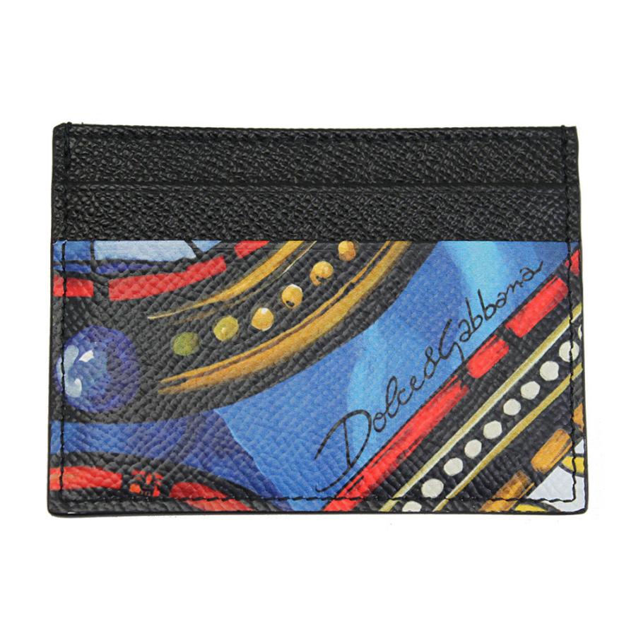 ドルチェ＆ガッバーナ カードケース レディース DOLCE＆GABBANA ステンドグラスプリント 型押しレザー マルチカラー BP0330 AZ657 HH95C | DOLCE&GABBANA | 01