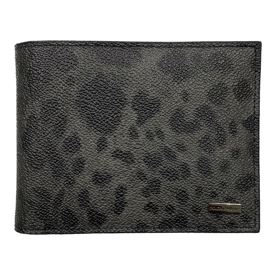 超安い品質 ドルチェ ガッバーナ メンズファッション 財布 メンズ Dolce Gabbana 二つ折り札入れ レオパード 型押しレザー ダークグレー系 Pvc レザー Bp0437 Bp0457 359 8b6 9 Bp0437 359 8b6 9 ブランドショップ ゴーガイズ 安心の定価販売