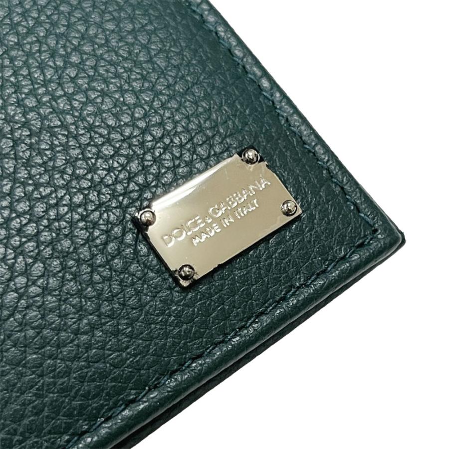 ドルチェ&ガッバーナ 財布 メンズ DOLCE&GABBANA 二つ折り札入れ グリーン系 レザー アウトレット BP0437 B5373 8H650 | DOLCE&GABBANA | 01