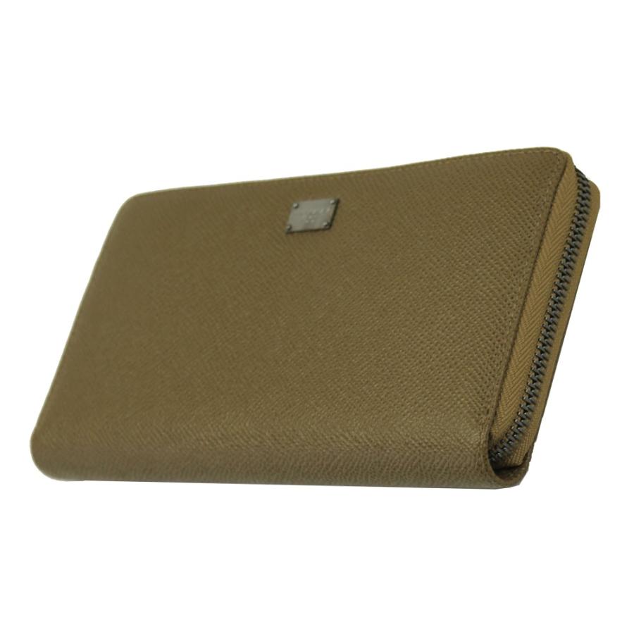 ドルチェ&ガッバーナ ラウンドファスナー長財布 型押しレザー カーキ系 BP1672 A1001 8H501 | DOLCE&GABBANA | 01