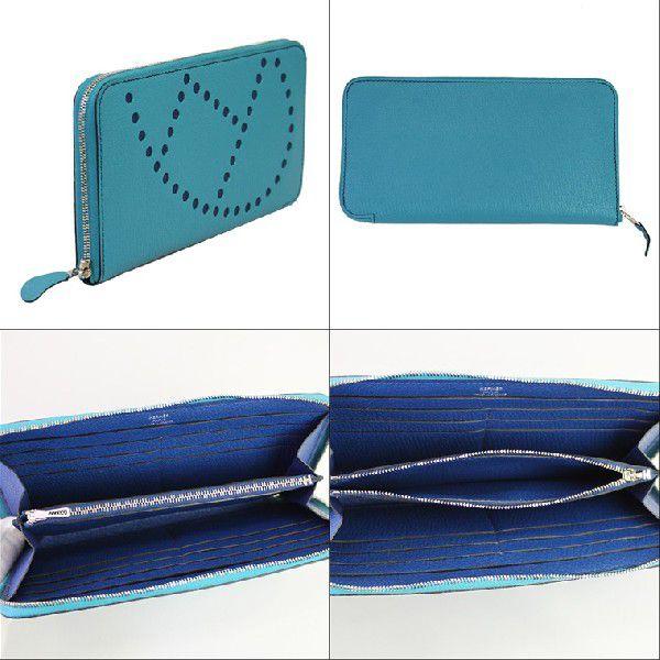 エルメス 長財布 エブリン ラウンドファスナー シェーブル H065685CK 新品 | HERMES | 01
