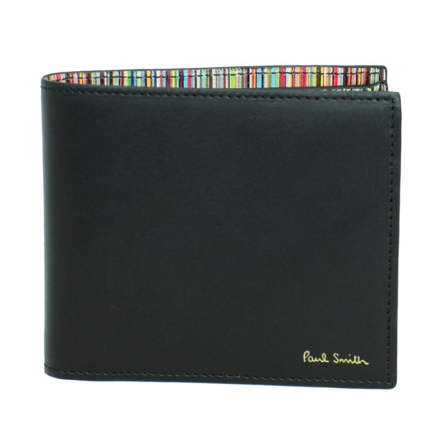 Paul Smith ポールスミス 財布 メンズ PAUL SMITH 二つ折り財布 レザー  