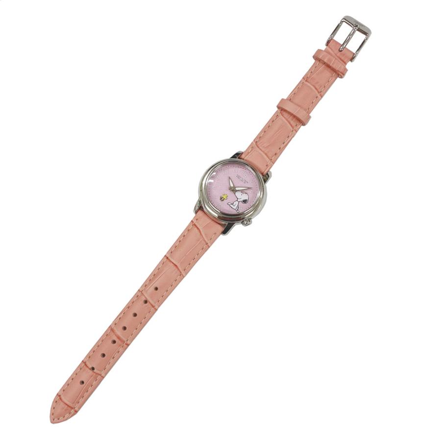 スヌーピー 腕時計 レディース PEANUTS ピンク 数量限定モデル シリアルナンバー入り SN-1035-D｜goguysshop｜02