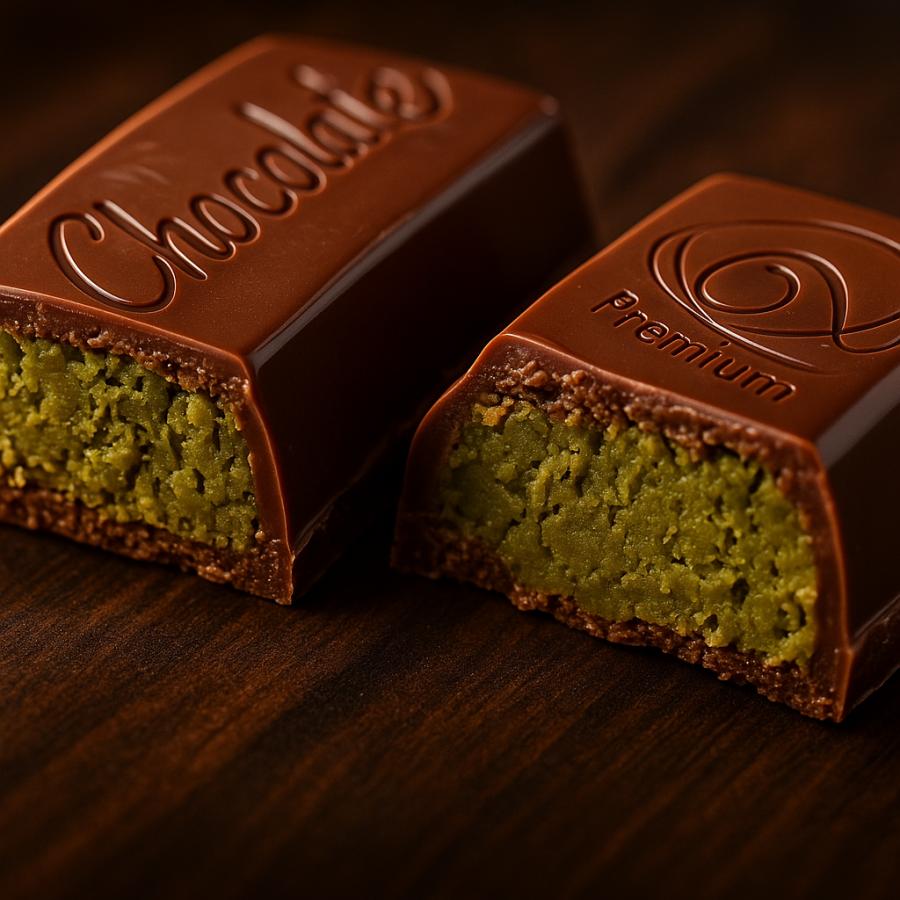 ドバイ発 ドバイ リッチ チョコレート ピスタチオ クナファー190g1枚