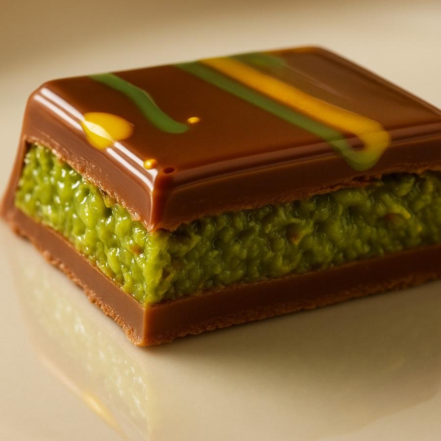 200gドバイで製造のドバイリッチチョコレート ピスタチオペースト と