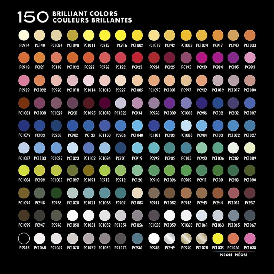 Prismacolor 社SANFORD プリズマカラー 色鉛筆150色セット Prismacolor 社SANFORD プリズマカラー 色鉛筆150色セット