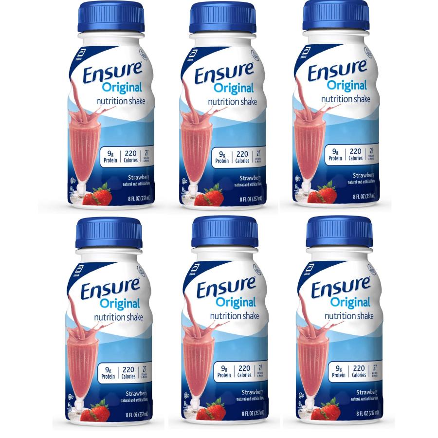 Ensure318g ストロベリー味、黒蜜味他 17缶 Ensure318g