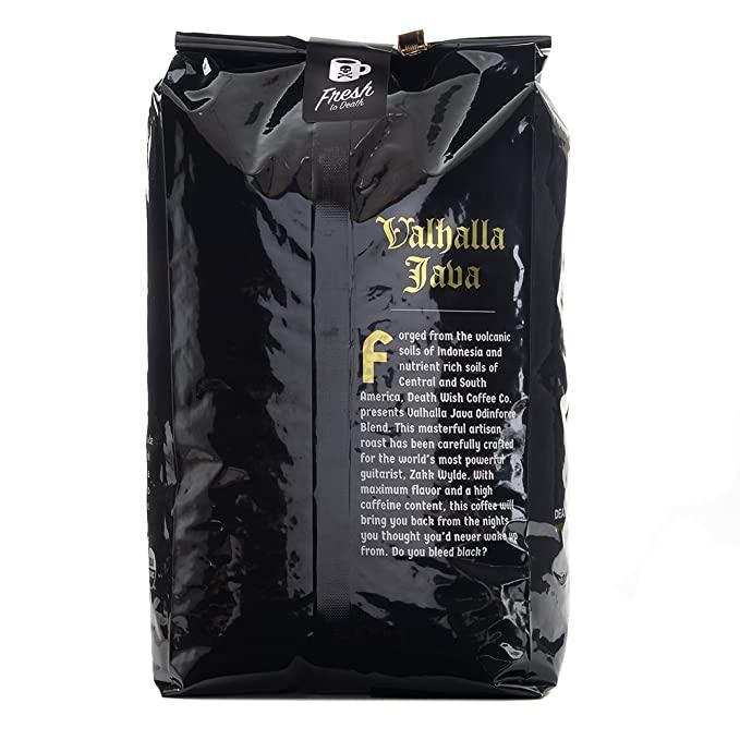 Death Wish Coffee Co.社　Valhalla Javaダークローストコーヒー豆 アラビカロブスタ豆 オーガニックコーヒー豆 2268g_2