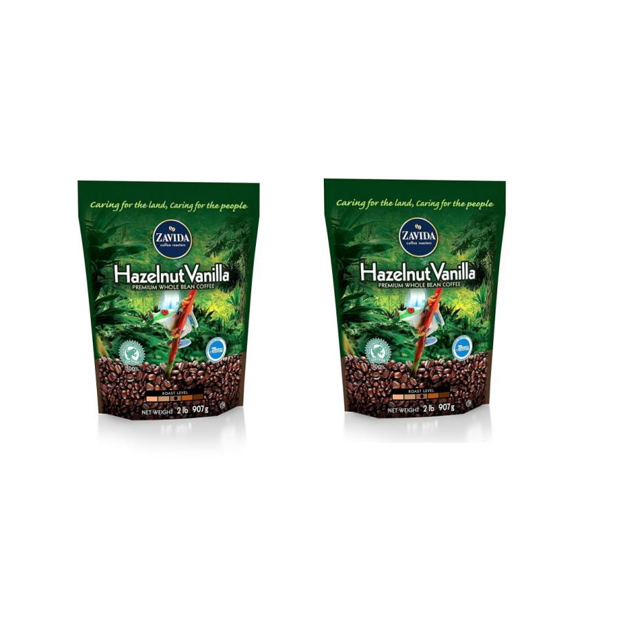 Zavida Hazelnut Vanilla コーヒー 907g 2袋 Hazelnut Vanilla Flavored Coffee | Zavida Coffee