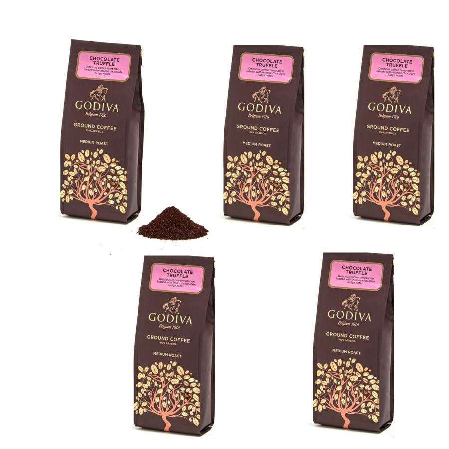 お得な5個セット Godiva社 ゴディバ コーヒー チョコレートトリュフ味283g×5個セット