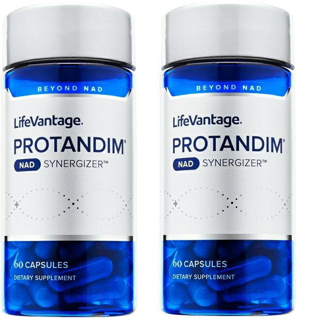 お得な2本 LifeVantage Protandim NAD Synergizer60粒×2本 : laam 