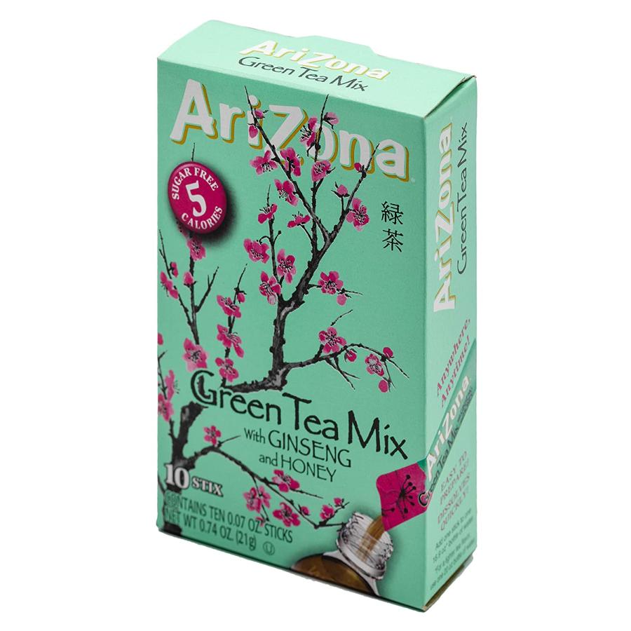高麗人参と蜂蜜入りアリゾナ緑茶 アリゾナグリーンティーパウダー 10本