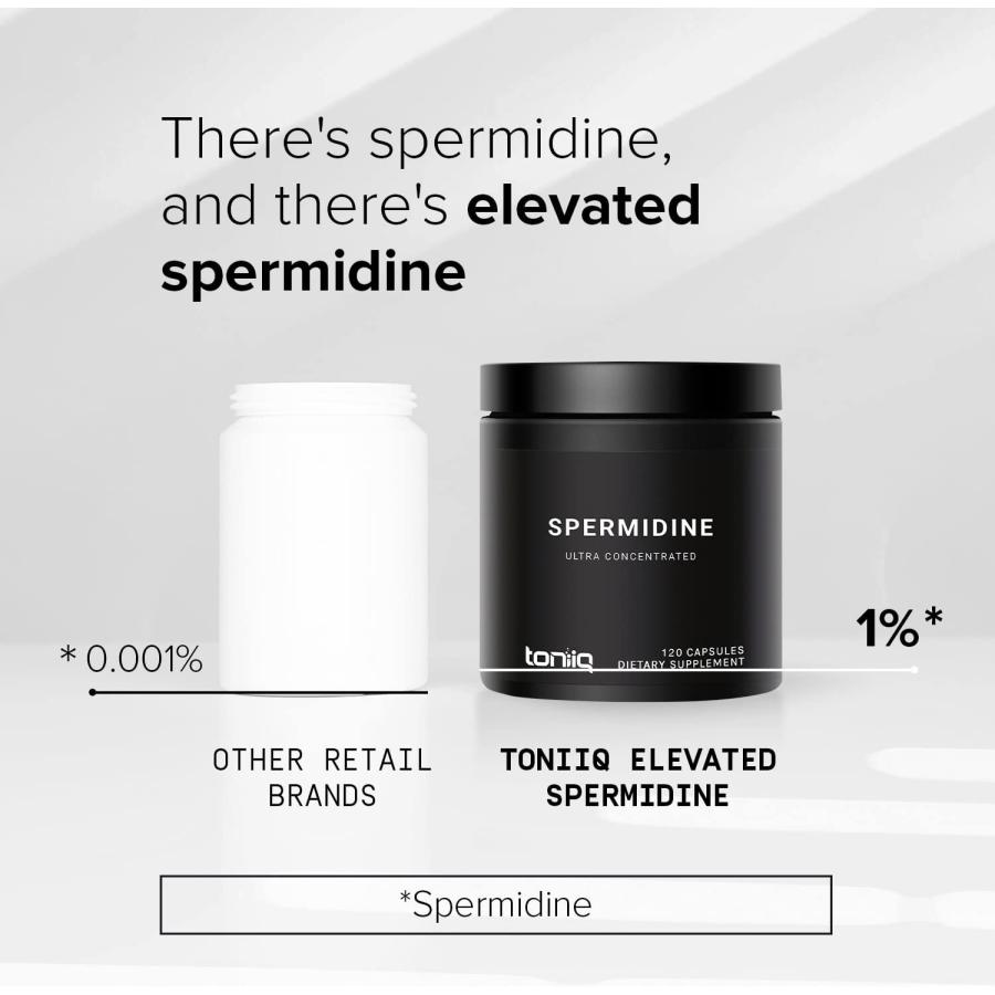 Toniiq 社 天然米胚芽由来 スペルミジン ポリアミン spermidine サプリメント120粒入り_4