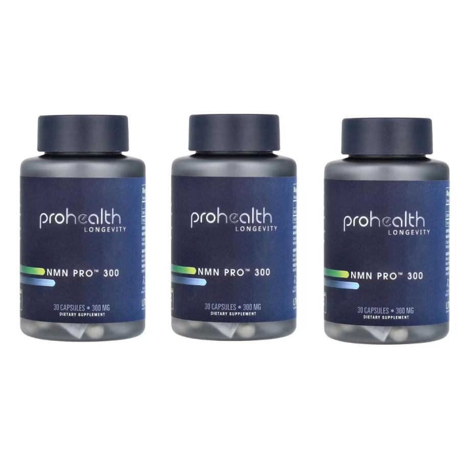 お得3セット】NMN Prohealth 300 60カプセル 2本 と デアザフラビン