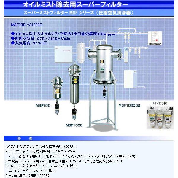 オリオンMSF250Dスーパーフィルター/オイルミスト除去用スーパーミスト 