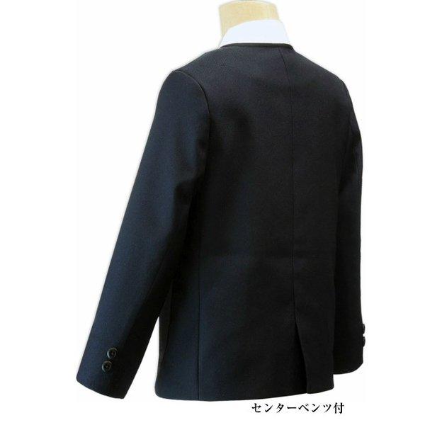 小学生制服 長袖 標準服 イートン ダブル 総裏付 男女兼用 紺無地 サージ 子供服 120 130 140 150 160 170 3504 中国製の画像