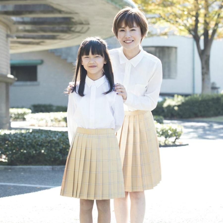 494 PGG 定価36,300円 ボーダースカート プリーツ サイズ0 S 日本製プリーツスカート スクールスカート 学生服 格子 通年 M L 膝上