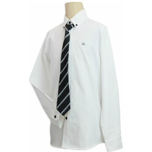 子供服 男の子 705 ジュニア 卒服 ネクタイ付き ボタンダウン シャツ 白 ブルー 標準体 通年 150 160 170 卒業式 結婚式 発表会 中国製 705 ごきげんめいと ヤフー店 通販 Yahoo ショッピング