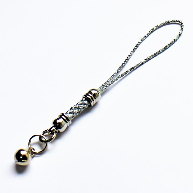 迷子札 猫 たまご型（オーバル）チャーム ねこシルエット 鈴付き