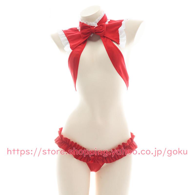 クリスマス サンタランジェリー セクシー ベビードール うさぎしっぽ コスチューム 衣装 勝負服 下着 コスプレ 大人 可愛い 可愛い 過激 萌え エッチ |  | 01