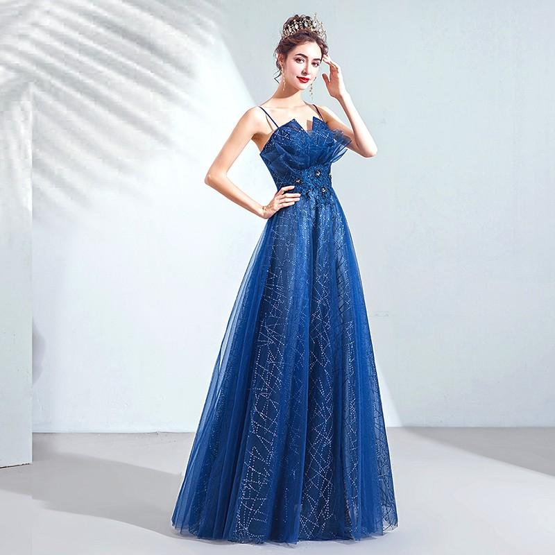 ラッピング無料 返品も保証 パーティードレス カラードレス 結婚式 二次会 Aラインドレス 安い 青 披露宴 演奏会 コンサート イブニングドレス フォーマル 売り尽 Www Clinicagastroservice Com Br