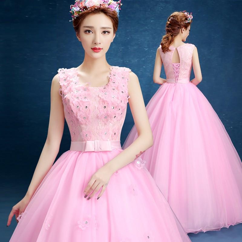 セール開催中 パーティードレス 結婚式 二次会 花嫁 シンデレラ ピンク 演奏会 プリンセスライン テージ衣装 コンサート ロング おしゃれ 発表会 披露宴 Csppq177 悟空 通販 Yahoo ショッピング 日本最大級 Www Skylanceronline Com