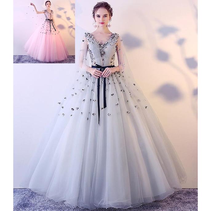 パーティードレス 新作 結婚式 ウェディングドレス 披露宴 結婚式 ワンピース ロングドレス 二次会 花嫁 発表会 演奏会 謝恩会 お買得