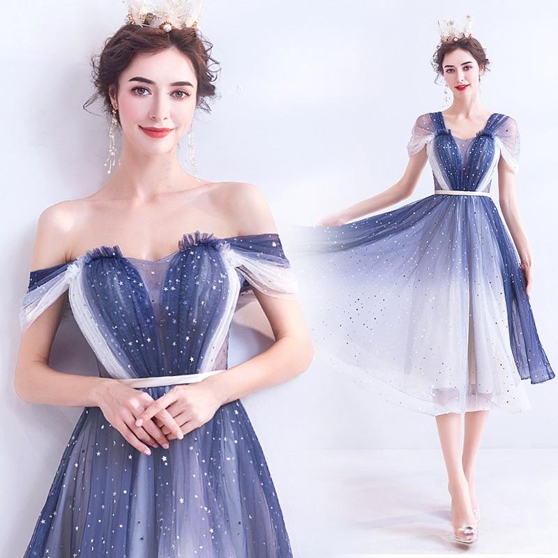 ワンピース オフショルダー パーティードレス 結婚式 お呼ばれ 成人式 おしゃれ フォーマル セクシー レディース カラードレス 10代 20代 30代40代