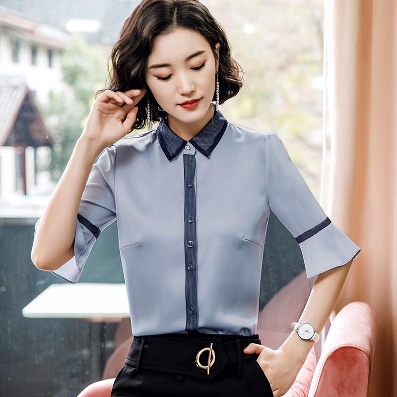 スーツシャツ レディース 春 夏 新作 半袖 ビジネス Vネック ワイシャツ就活 卒業式入社祝い オフィス ブラウス フォーマル 細身 通勤ol Dxcsn10 悟空 通販 Yahoo ショッピング