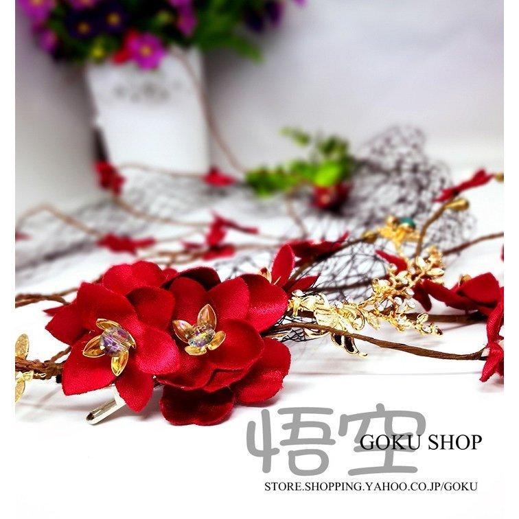 花嫁 ヘッドドレス ティアラ 結婚式 安い 髪飾り 花 メッシュネックレス ブライダル イヤリング 3点セット 演奏会/二次会/披露宴/発表会 |  | 06