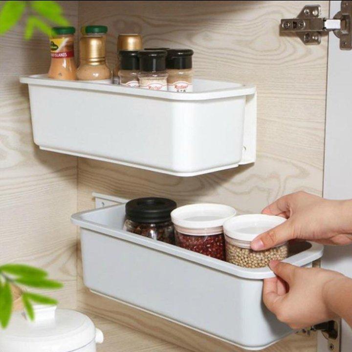 壁掛け式 引き出し 調味料収納 壁面 収納 キッチン収納 ホワイト グレー 棚 小物入れ 小物収納 Hw 悟空 通販 Yahoo ショッピング