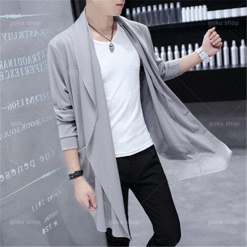 返品 交換対象商品 カーディガン メンズ ロングカーディガン トップス メンズファッション ロング丈 肩掛け 長袖 おしゃれ Discoversvg Com