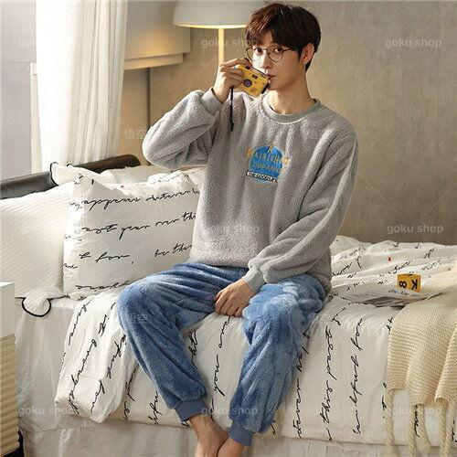 パジャマ メンズ 冬用 ルームウェア メンズ 長袖 もこもこ パジャマ メンズ 秋 冬 ブランド おしゃれ パジャマ メンズ モコモコ ルームウェア Mkgo 悟空 通販 Yahoo ショッピング