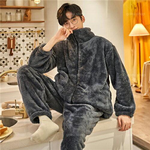もこもこ パジャマ メンズ 冬用 モコモコ ルームウェア メンズ 長袖 ルームウェア もこもこ メンズ 冬 ブランド おしゃれ パジャマ メンズ モコモコ Mkgo 悟空 通販 Yahoo ショッピング