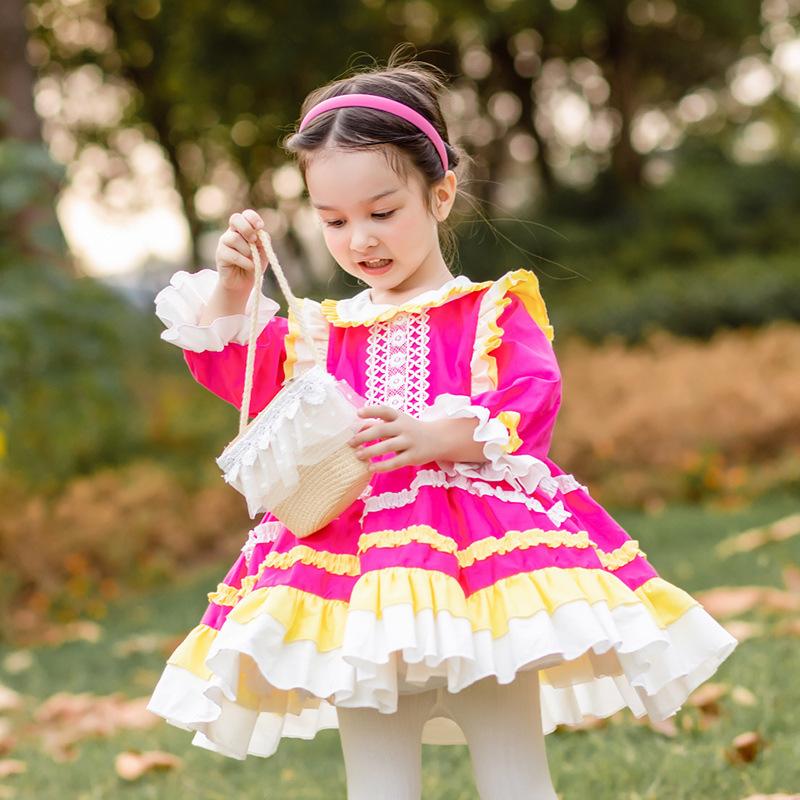 ワンピース 子供 ロリータ キッズ 長袖 メイド ロリータ服 洋服 秋冬 コスプレ コスチューム 女の子 ドレス ゴスロリ ゆめかわいい 森ガール リボン クリスマス flhkc4hy 子ども服 Sprintmart Com