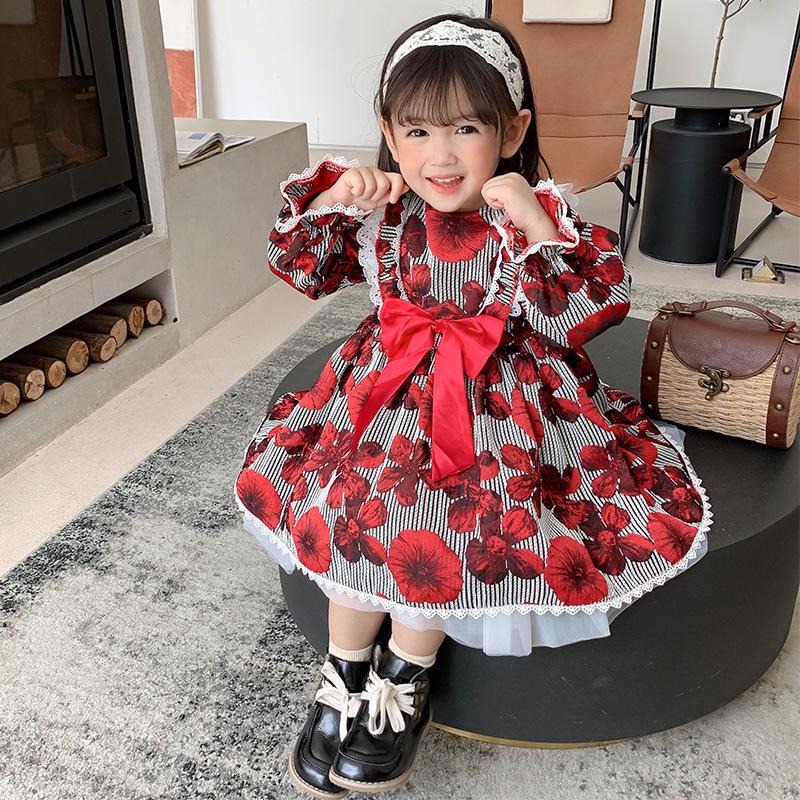 ワンピース 子供 ロリータ キッズ 長袖 メイド ロリータ服 女の子 洋服 秋冬 七五三 コスプレ 子どもドレス クリスマス ゴスロリ Lolita 90 100 110 1 130 Ntllt046 悟空 通販 Yahoo ショッピング