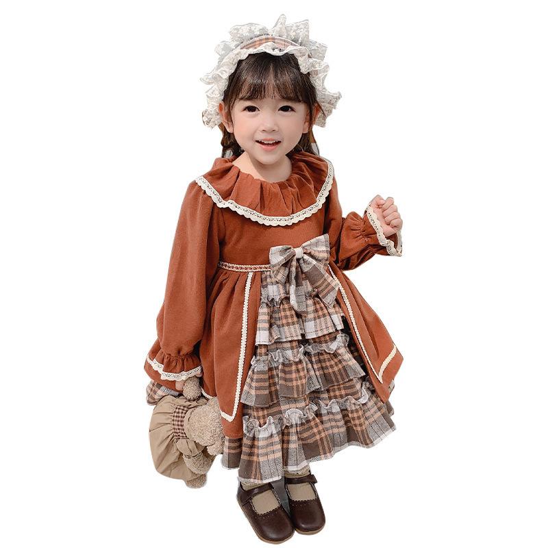 ワンピース 子供 ロリータ キッズ 長袖 メイド ロリータ服 女の子 洋服 秋冬 七五三 コスプレ 子どもドレス クリスマス ゴスロリ Lolita 90 100 110 1 130 Ntllt047 悟空 通販 Yahoo ショッピング