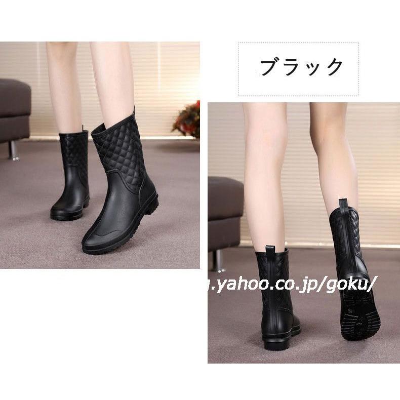 レインブーツ レディース 雨靴 ロング 長靴 美脚 レインシューズ 滑り止め 梅雨 通勤 ファッション 晴雨兼用 おしゃれ 軽量 日常 ママ 20代 30代 40代 くつ |  | 13