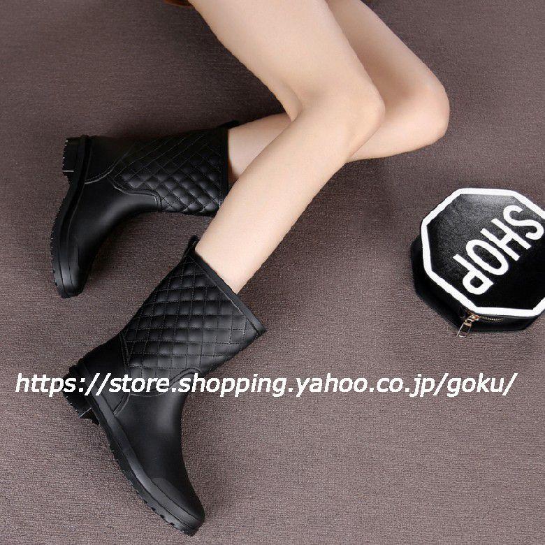 レインブーツ レディース 雨靴 ロング 長靴 美脚 レインシューズ 滑り止め 梅雨 通勤 ファッション 晴雨兼用 おしゃれ 軽量 日常 ママ 20代 30代 40代 くつ |  | 02