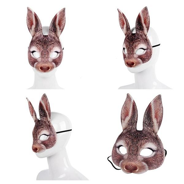ハロウィン コスプレ 仮面 ウサギ 半面 おもしろ お面道具 祭り ハロウィン クリスマス イースター 子供 恐ろしい 仮装 道具 送料無料 大人気 Wsjmj0022 悟空 通販 Yahoo ショッピング