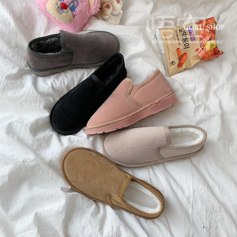 スノーブーツ レディース スリッポン 滑らない 防寒 ムートンブーツ 短靴 シューズ 母 履きやすい 冬 暖かい おしゃれ ショートブーツ 通勤 オフィス 痛くない Xd16 悟空 通販 Yahoo ショッピング