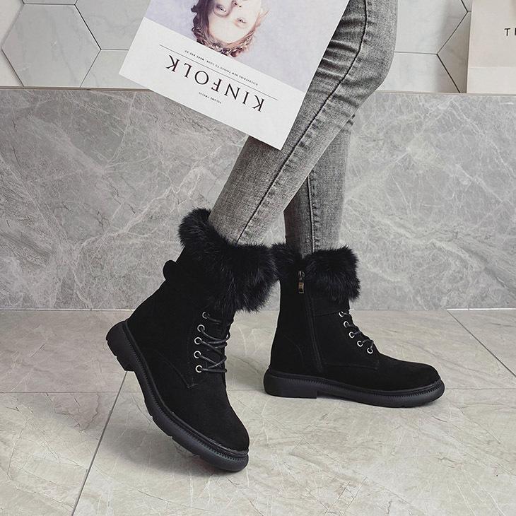 ムートンブーツ レディース 滑らない 防寒 スノーブーツ 短靴 スノー シューズ 冬靴 暖かい おしゃれ 雪用 ショートブーツ 通学 通勤 旅行 お出かけ 21cm 26 5cm Xdx013 悟空 通販 Yahoo ショッピング