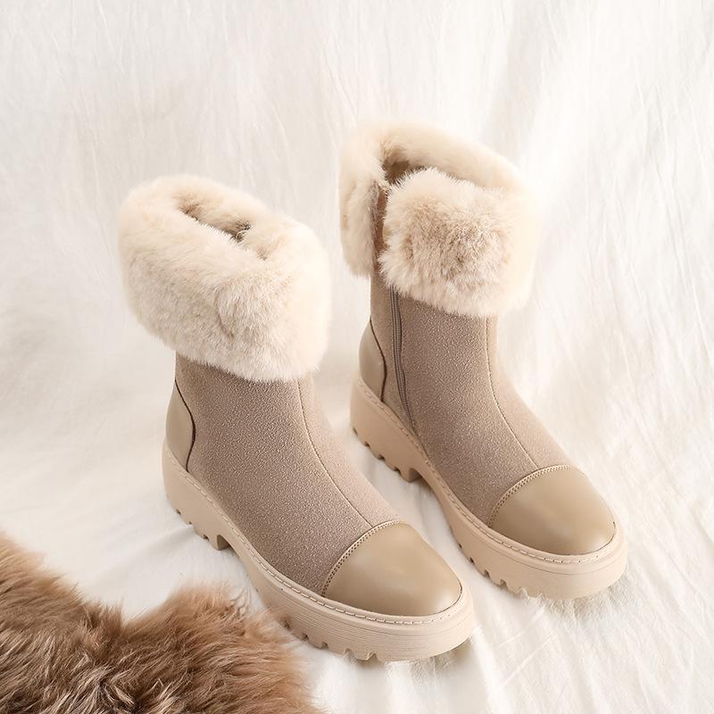 ムートンブーツ レディース 滑らない 防寒 スノーブーツ 短靴 スノー シューズ 冬靴 暖かい おしゃれ 雪用 ショートブーツ 通学 通勤 旅行 お出かけ 21cm 26 5cm Xdx014 悟空 通販 Yahoo ショッピング